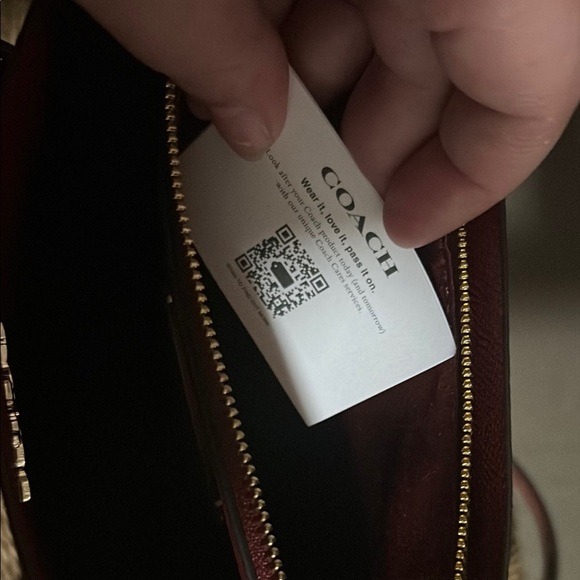 Coach Brown and Red Cherry Print Bag! 🍒 - Picture 4 of 5